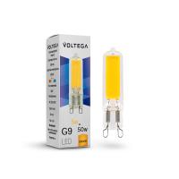 Лампа светодиодная G9 5W, 400 Lm, 3000K, 220V IP20 Voltega Capsule G9 7181