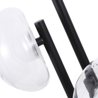 Настольная лампа светодиодная Crystal Lux BOSQUE LG3 BLACK/TRANSPARENT