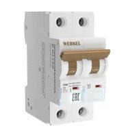 Автоматический выключатель 2P 40 A C 6 кА Werkel W902P406 (a062545)
