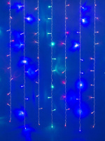 Уличная светодиодная гирлянда Uniel занавес 220V синий ULD-C3020-240/STK Blue IP44 UL-00007211