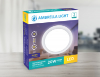 Светильник потолочный светодиодный Ambrella light 300184