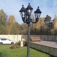 Садово-парковый светильник FUMAGALLI RICU/OFIR/RUT 3L+1 E26.157.R31.AXF1R