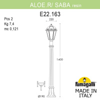Ландшафтный светильник FUMAGALLI ALOE.R/SABA K22.163.000.BYF1R